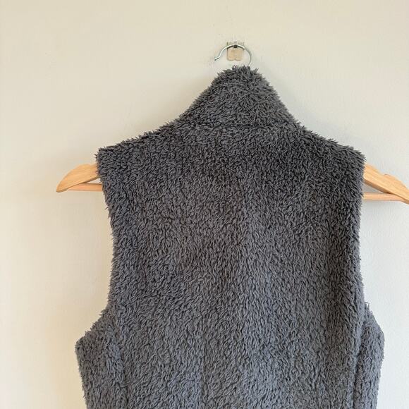 Patagonia Los Gatos Fleece Zip Up Mock Neck Vest Gray S - Picture 8 of 8